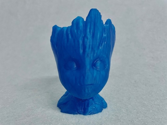 bebê groot cabeça alfinete 3d print model - Mito3D