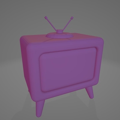 classic tv pinshape 3dprinting 3d print model - Mito3D