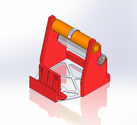 filament titulaire soutien 4 5kg 1kg forme d'épingle impression 3d print model - Mito3D