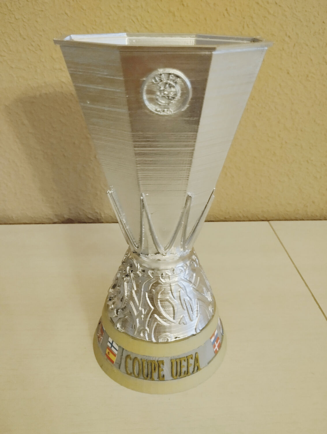 trofeo copa europa liga pinshape 3D print model - Mito3D