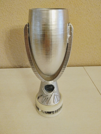 trofeo supercoppa de europa forma spillo 3d print model - Mito3D