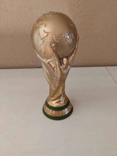 copa mundo forma alfiler 3d print model - Mito3D