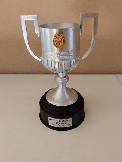 trofeo copa del rey pinshape 3d print model - Mito3D