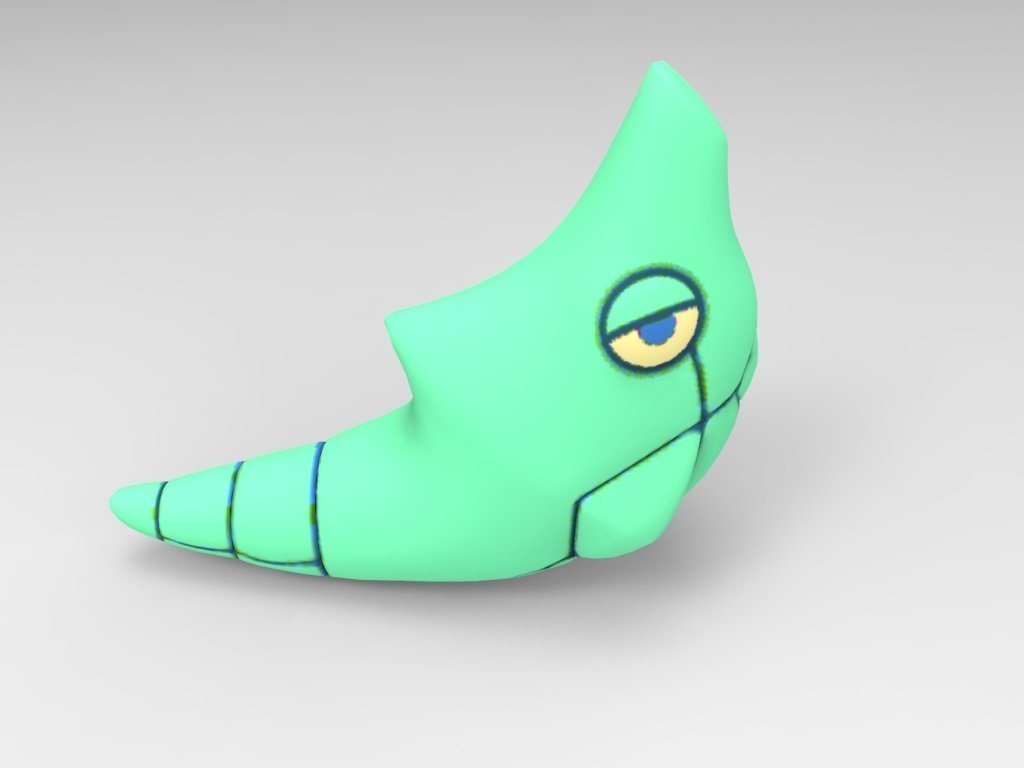 metapod pinshape pokemon 3D print model - Mito3D