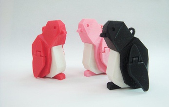 penguin pinshape 3d-design 3d print model - Mito3D