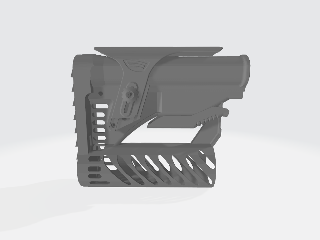 gezegen tutulma emf 100 buttstock iğne şekli emf100 3D print model - Mito3D