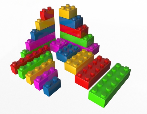 lego ayarlamak iğne şekli 3d print model - Mito3D