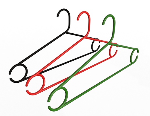 plastic clothes hanger pinshape 3d print model - Mito3D