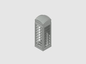 london phone booth pinshape 3d-design 3d print model - Mito3D