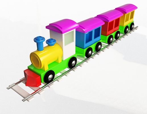 train toy child pinshape 3d print model - Mito3D