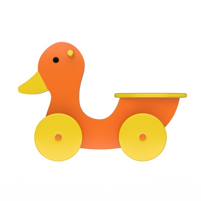 pato bicicleta alfinete 3d print model - Mito3D