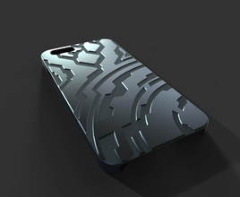 iphone 6 caso halo tema pinshape disegno 3d 3d print model - Mito3D