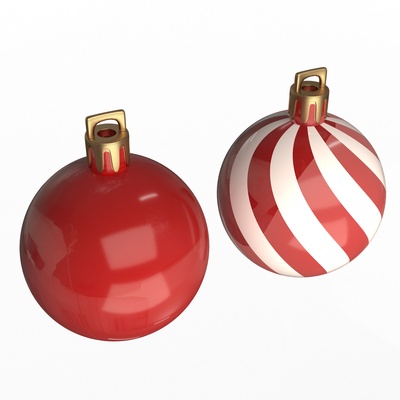 sortiert weihnachten ball ornament einstellen pinshape 3d print model - Mito3D