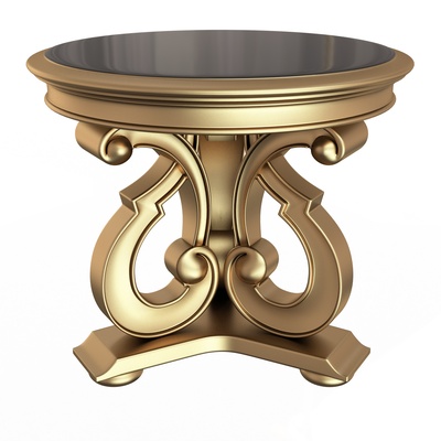 hooker accent table pinshape 3d print model - Mito3D