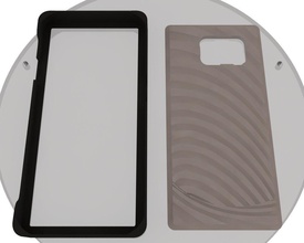 eclon samsung s6 couvre cas pinshape bord smartphone personnalisables 3d print model - Mito3D