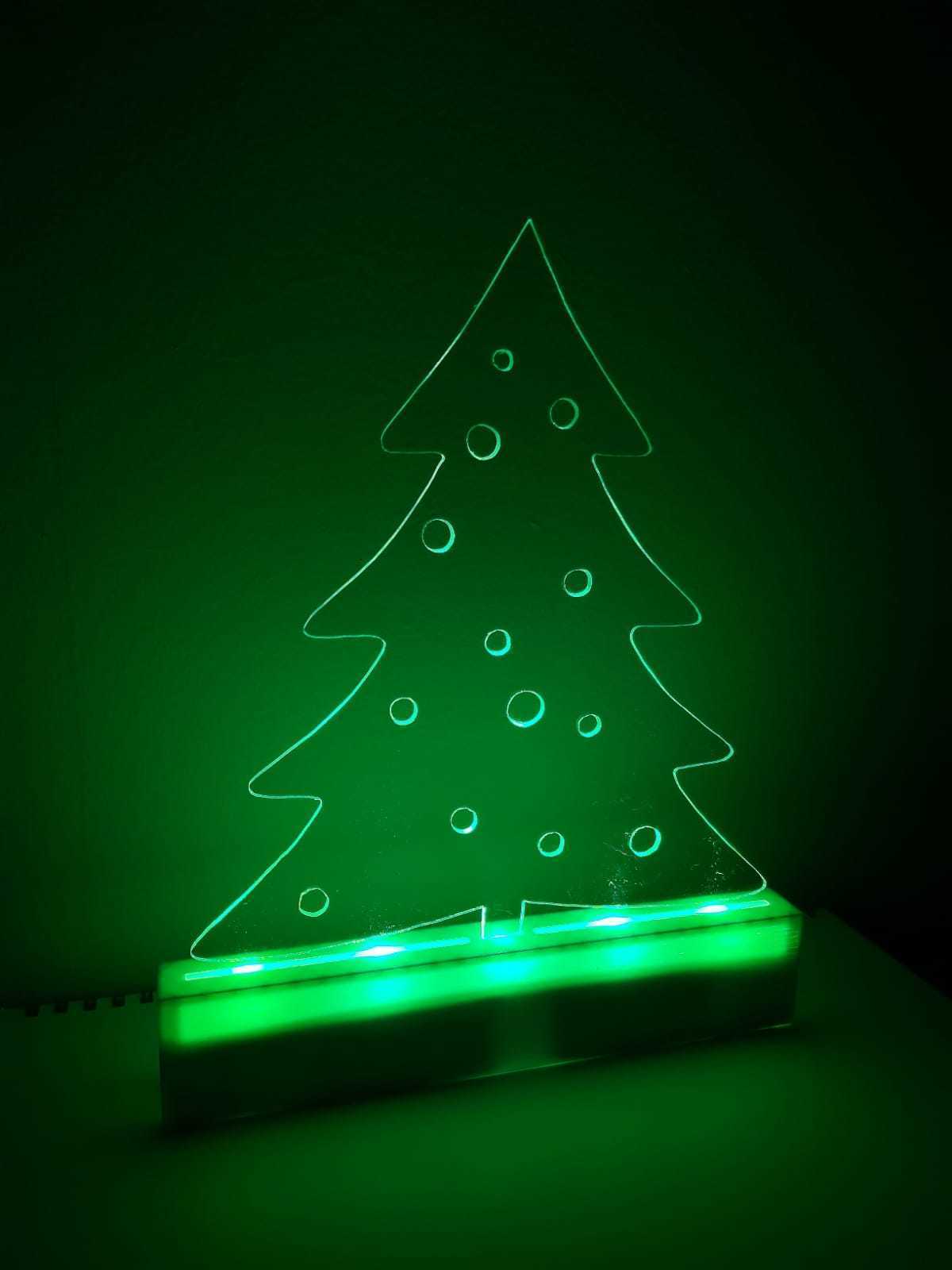 natal árvore luminária alfinete christmas tree 3D print model - Mito3D