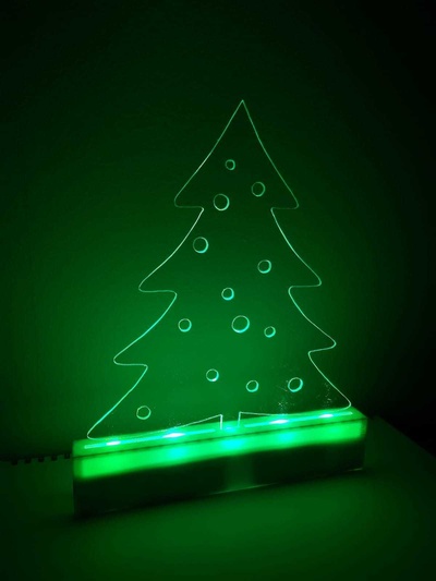 weihnachten baum lampe pinshape christmas tree 3d print model - Mito3D