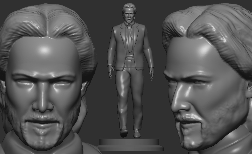 john stoppino fan forma spillo john wick 3D print model - Mito3D