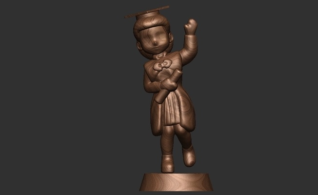 female chibi pinshape female-chibi 3d print model - Mito3D