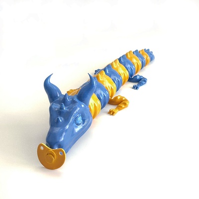 anpassbar baby nashorn drachen flexi no unterstützung pinshape 3d print model - Mito3D