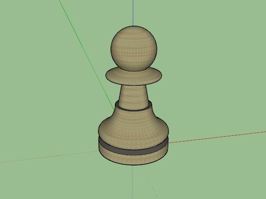 eon basit iğne şekli satranç 3d print model - Mito3D