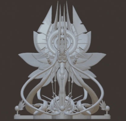 eternity pinshape 3dsculpture 3d print model - Mito3D