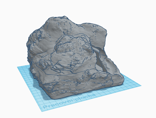 teraryum mağara iğne şekli 3d print model - Mito3D