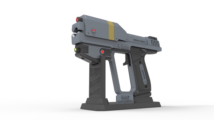 m6g magnum - halo printable model stl files pinshape 3d print model - Mito3D