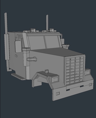 amerika ba pinshape lkw 3d print model - Mito3D