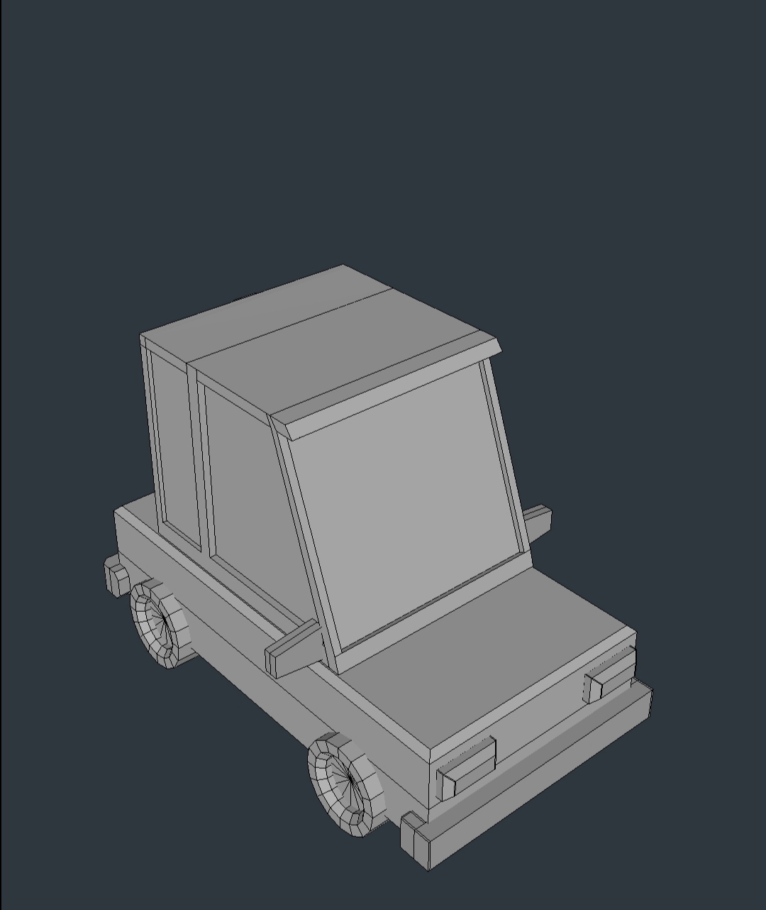 araba forma spillo 3D print model - Mito3D