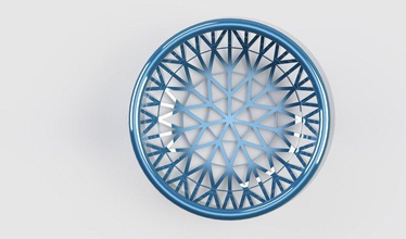 gemusterte Korb pinshape 3d design 3d print model - Mito3D