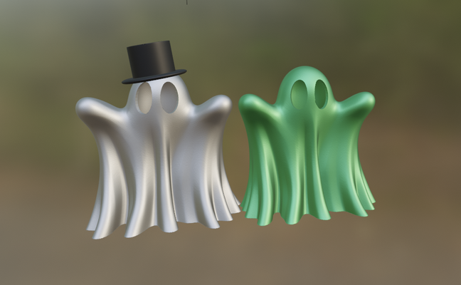 ghost pinshape 3d print model - Mito3D