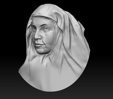 nun pinshape 3d print model - Mito3D