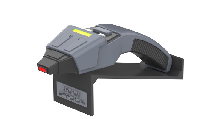 boomerang phaser - star trek printable 3d model stl files pinshape 3d print model - Mito3D