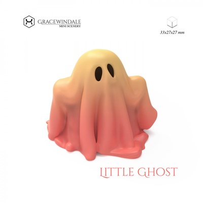 ghost pinshape 3d print model - Mito3D