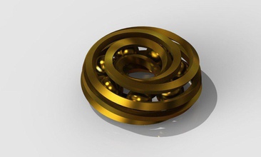 spiral donut toy 1 pinshape 3d-design 3d print model - Mito3D