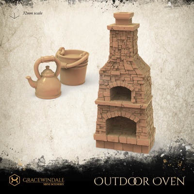 outdoor oven pinshape farm 3d print model - Mito3D