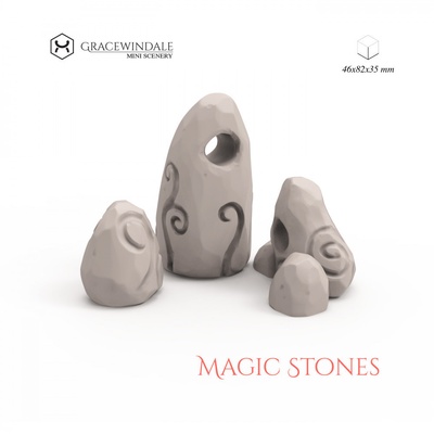 magic stones pinshape forest 3d print model - Mito3D