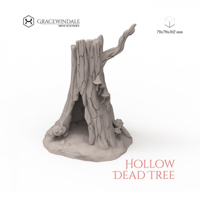 hollow dead tree pinshape forest 3d print model - Mito3D