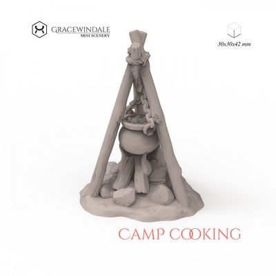 camp cooking pinshape 3d print model - Mito3D