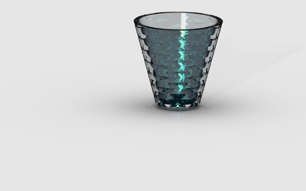 drinking glass pinshape 3d-design 3D print model - Mito3D