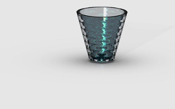 drinking glass pinshape 3d-design 3d print model - Mito3D
