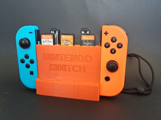 nintendo interruptor jogos suporte alfinete switch nintendo 3d print model - Mito3D