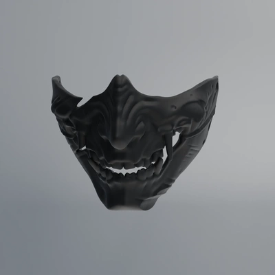 oni mascarar 1 alfinete mask abovewongart 3d print model - Mito3D