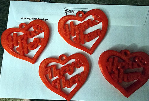 san valentin corazones variantes forma alfiler valentines heart 3D print model - Mito3D