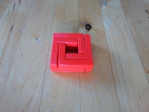 hanayama cube puzzle pinshape 3d design 3d print model - Mito3D