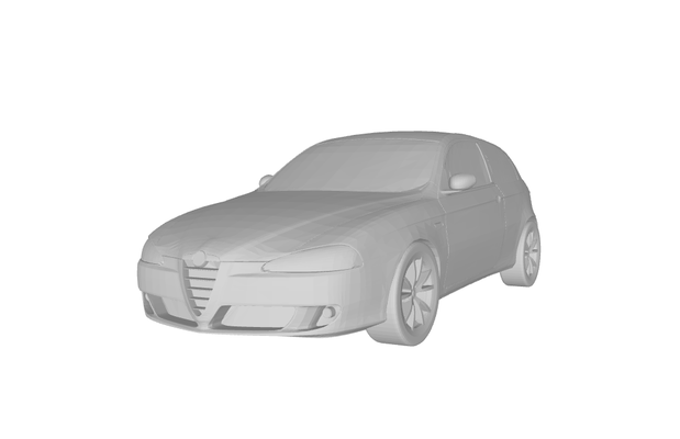 alfa romeu 147 ti alfinete 3d print model - Mito3D