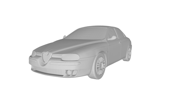 alfa romeo 156 pinshape 3d print model - Mito3D