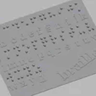 braille letras pinshape braille-abc 3d print model - Mito3D