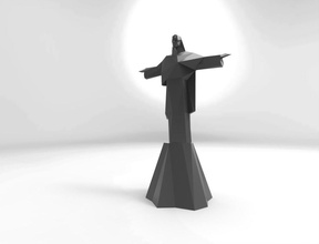 poli estátua cristo redentor rio janeiro pinshape 3d design 3d print model - Mito3D